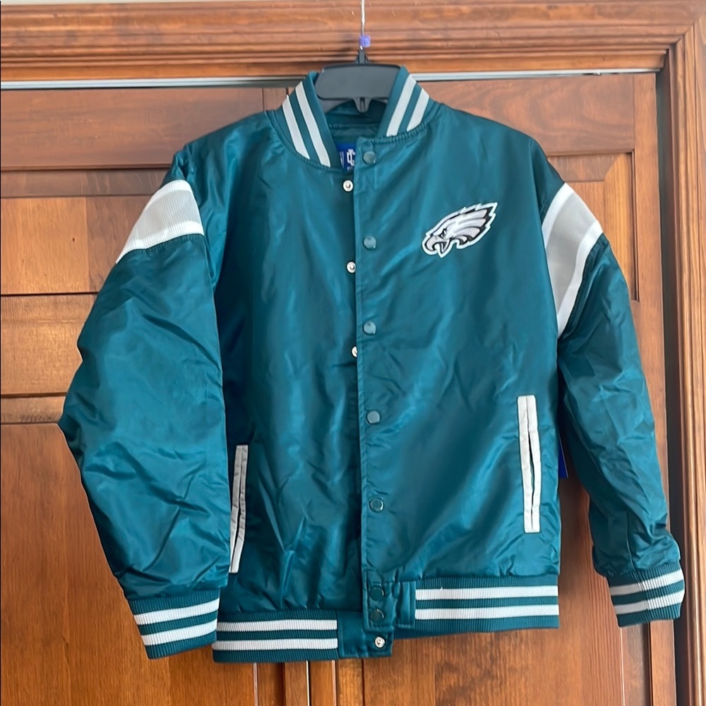 Eagles Midnight Green Varsity Jacket